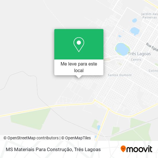 MS Materiais Para Construção mapa