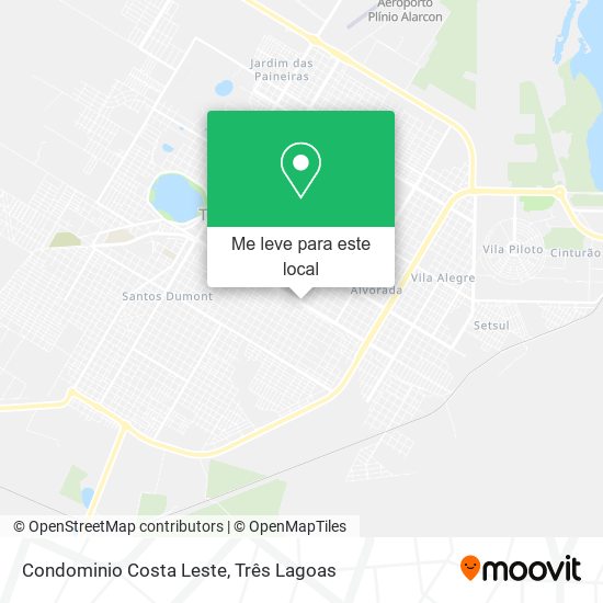 Condominio Costa Leste mapa