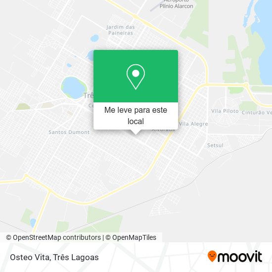 Osteo Vita mapa