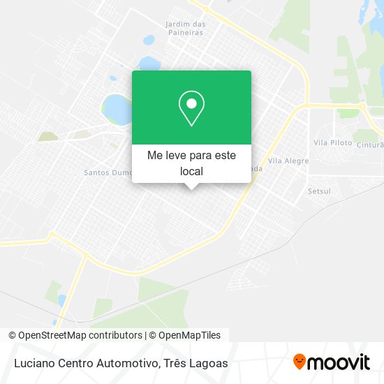 Luciano Centro Automotivo mapa