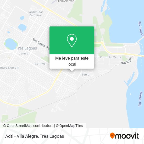 Adtl - Vila Alegre mapa