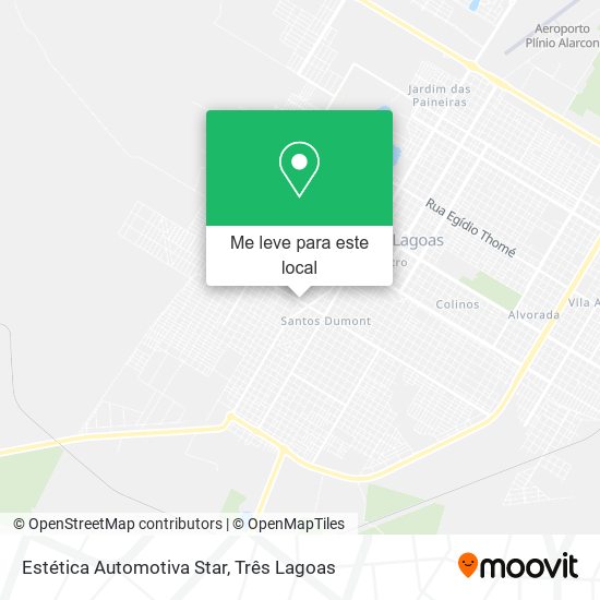 Estética Automotiva Star mapa