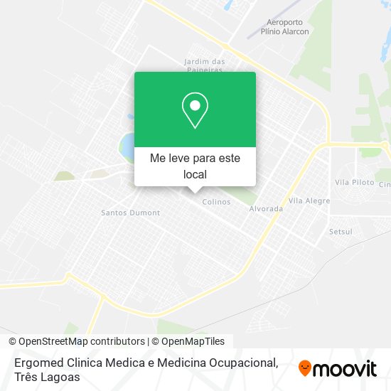 Ergomed Clinica Medica e Medicina Ocupacional mapa