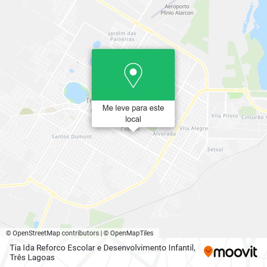 Tia Ida Reforco Escolar e Desenvolvimento Infantil mapa