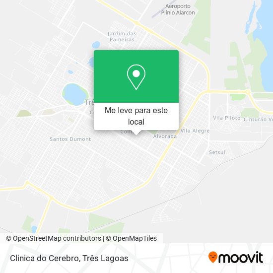 Clinica do Cerebro mapa