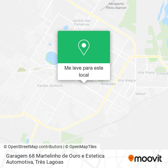 Garagem 68 Martelinho de Ouro e Estetica Automotiva mapa