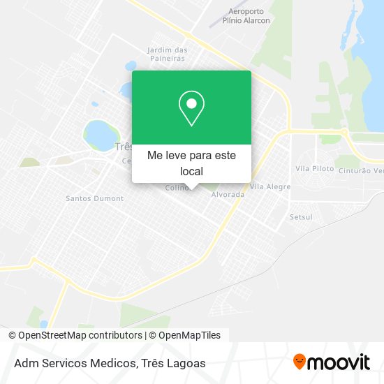 Adm Servicos Medicos mapa