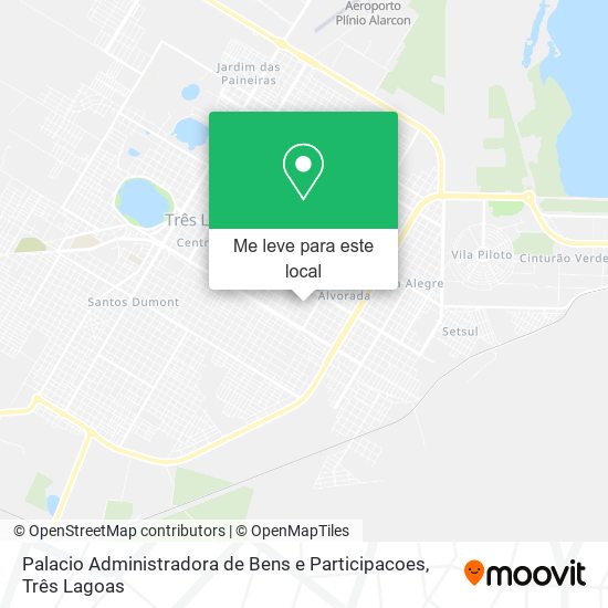 Palacio Administradora de Bens e Participacoes mapa