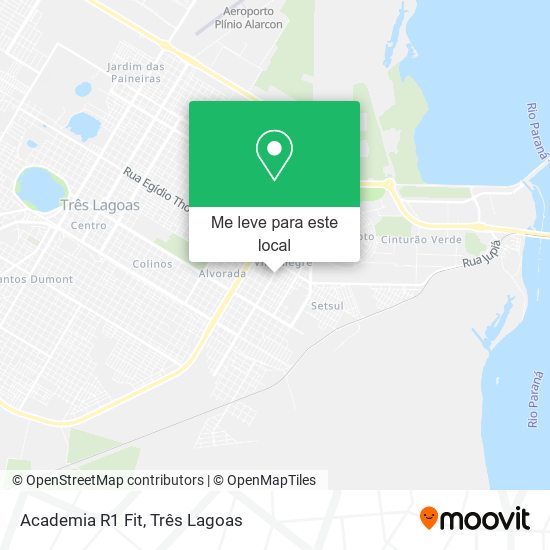 Academia R1 Fit mapa