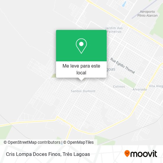 Cris Lompa Doces Finos mapa