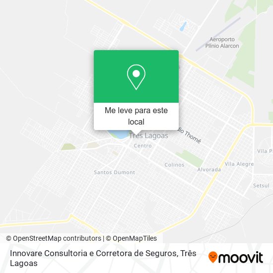 Innovare Consultoria e Corretora de Seguros mapa