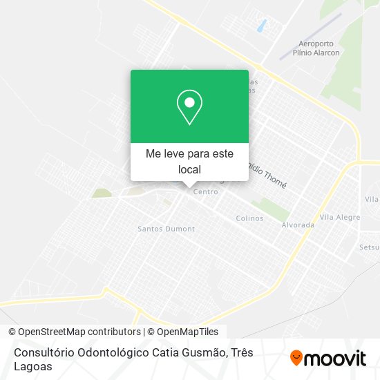 Consultório Odontológico Catia Gusmão mapa