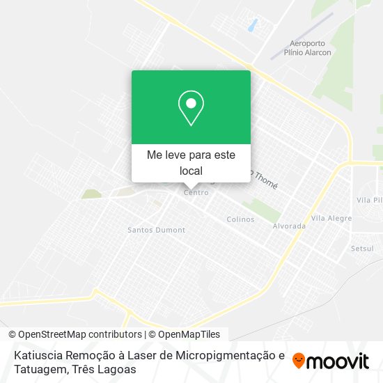 Katiuscia Remoção à Laser de Micropigmentação e Tatuagem mapa