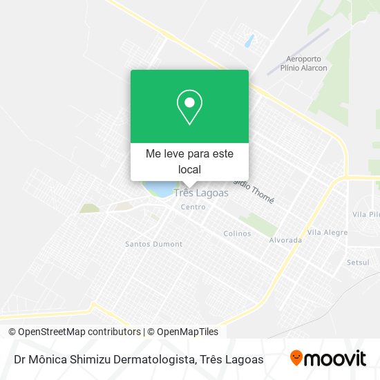 Dr Mônica Shimizu Dermatologista mapa