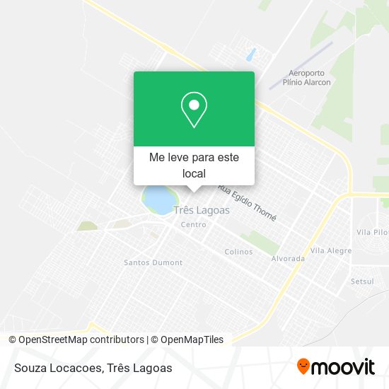 Souza Locacoes mapa