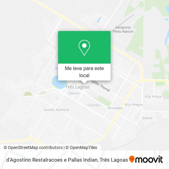 d'Agostino Restalracoes e Pallas Indian mapa