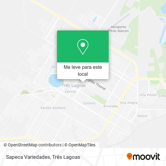 Sapeca Variedades mapa