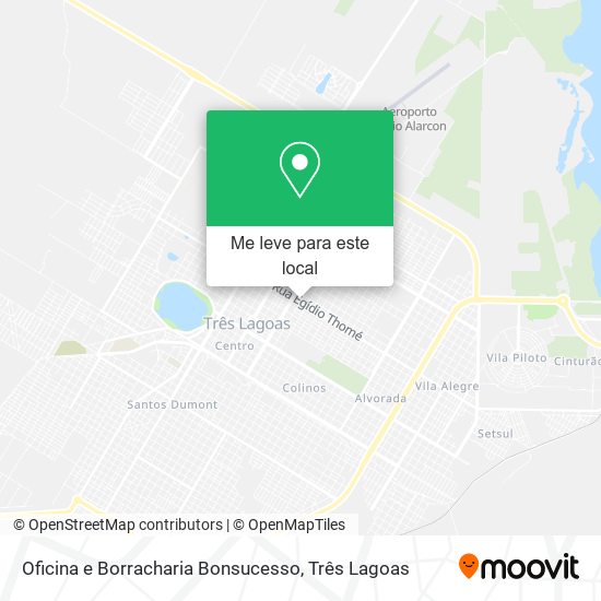 Oficina e Borracharia Bonsucesso mapa