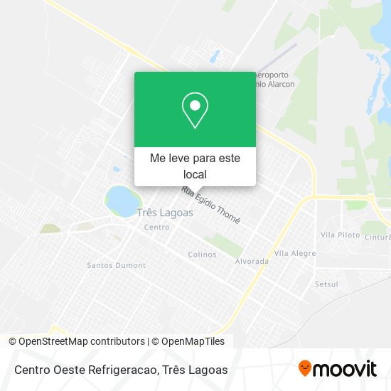 Centro Oeste Refrigeracao mapa