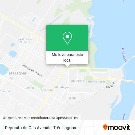 Deposito de Gas Avenida mapa