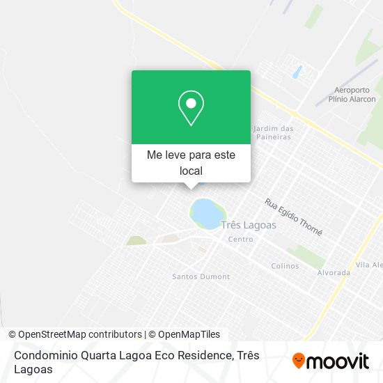 Condominio Quarta Lagoa Eco Residence mapa