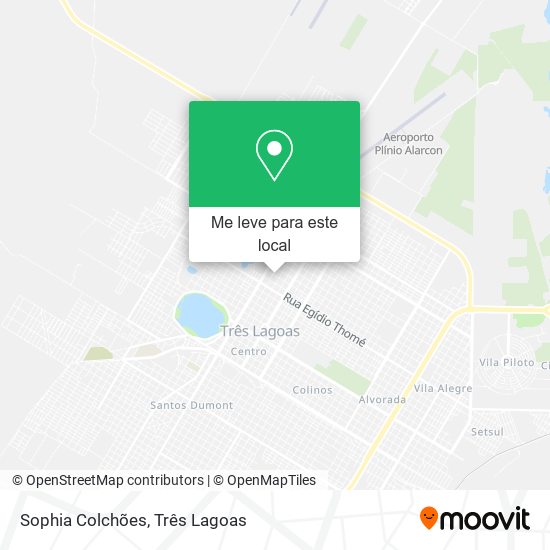 Sophia Colchões mapa