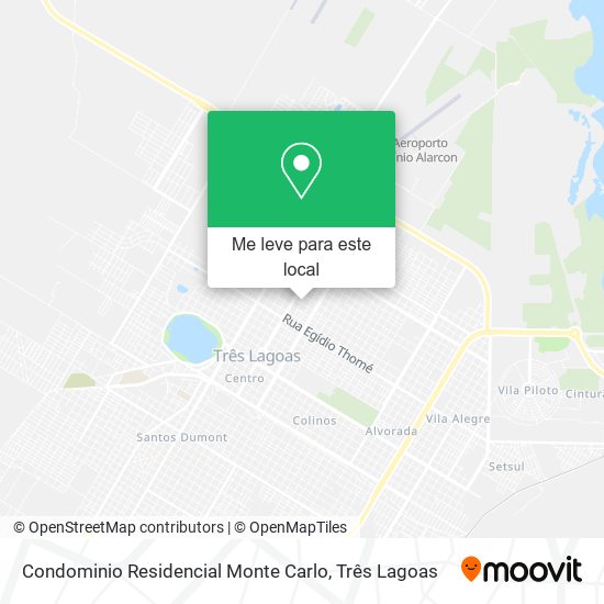 Condominio Residencial Monte Carlo mapa