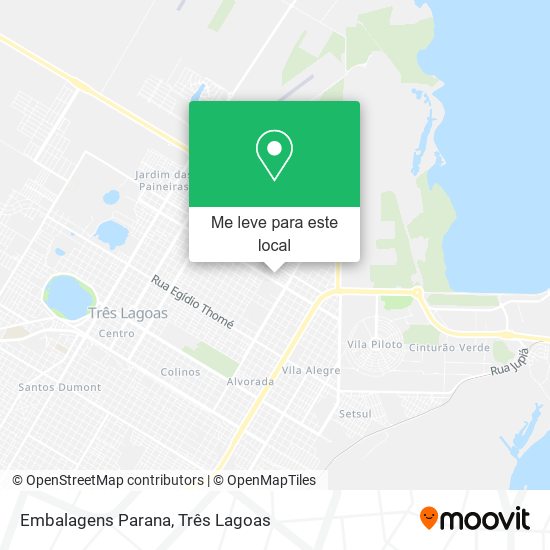 Embalagens Parana mapa