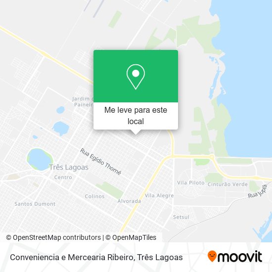 Conveniencia e Mercearia Ribeiro mapa