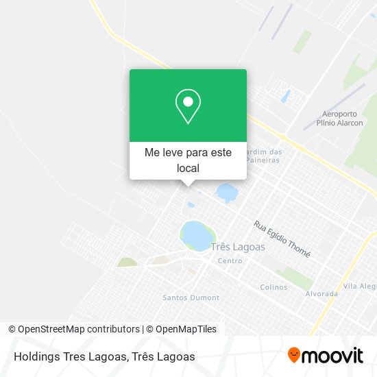 Holdings Tres Lagoas mapa