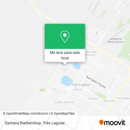 Santana Barbershop mapa