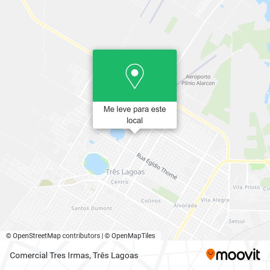 Comercial Tres Irmas mapa