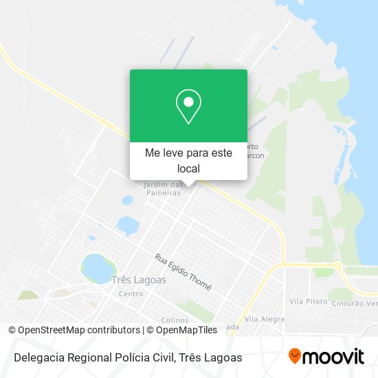 Delegacia Regional Polícia Civil mapa