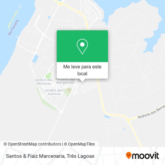 Santos & Fiaiz Marcenaria mapa