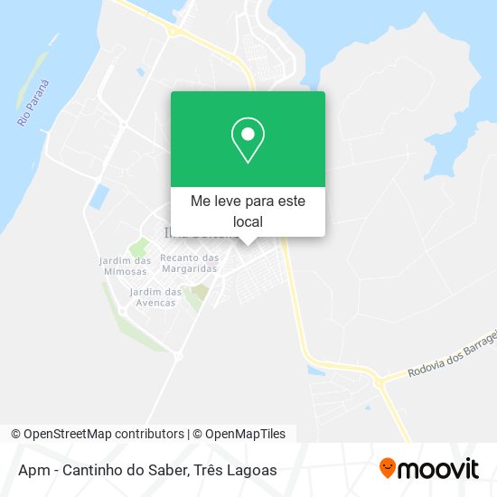 Apm - Cantinho do Saber mapa