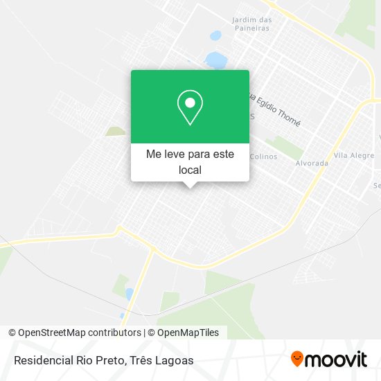 Residencial Rio Preto mapa