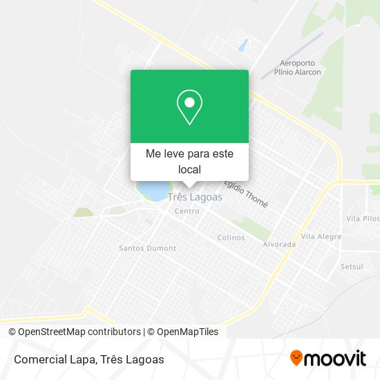 Comercial Lapa mapa