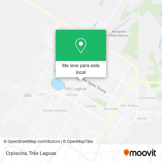 Crpiscina mapa