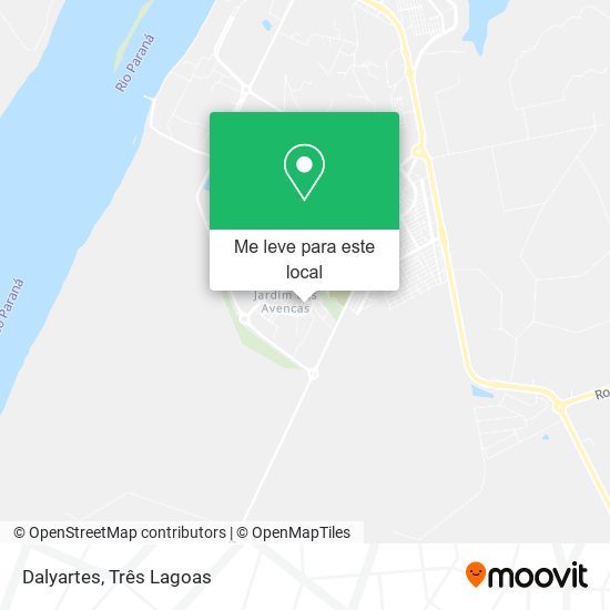 Dalyartes mapa