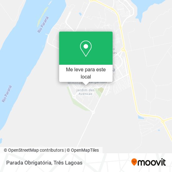 Parada Obrigatória mapa