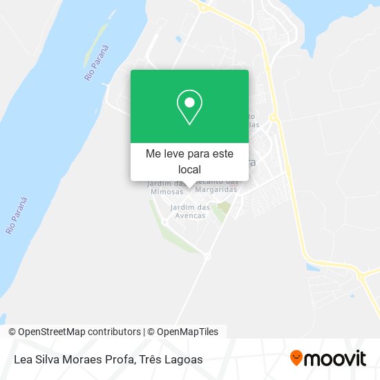 Lea Silva Moraes Profa mapa
