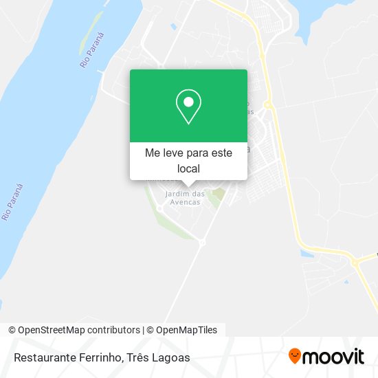 Restaurante Ferrinho mapa