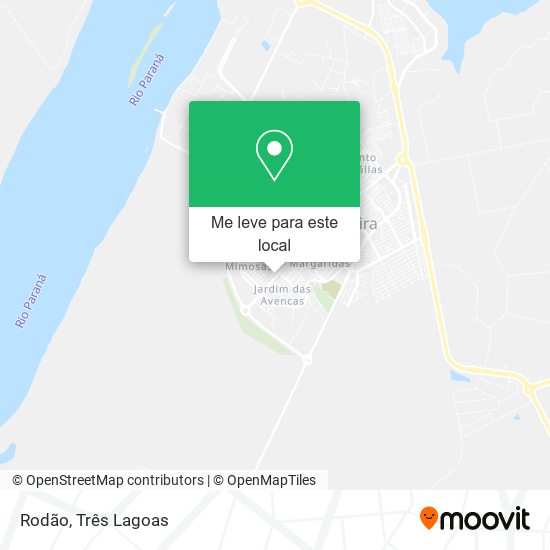 Rodão mapa