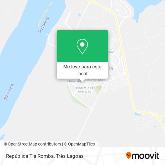 República Tia Romba mapa