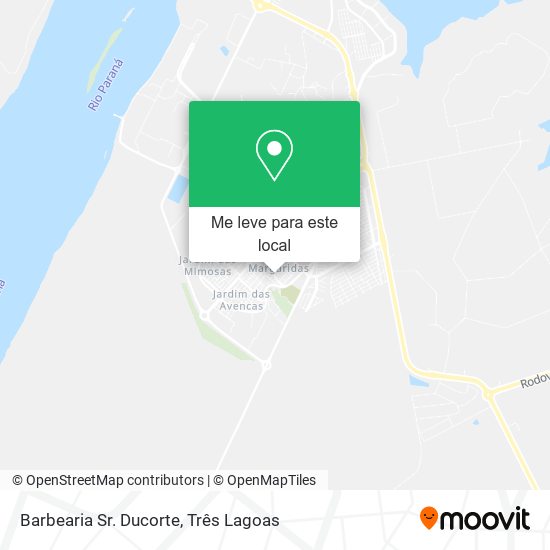 Barbearia Sr. Ducorte mapa