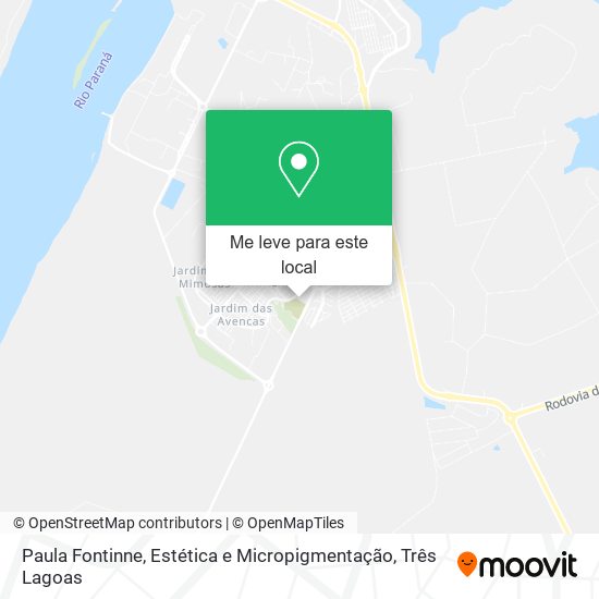 Paula Fontinne, Estética e Micropigmentação mapa