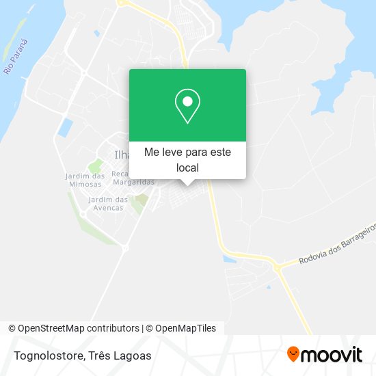 Tognolostore mapa