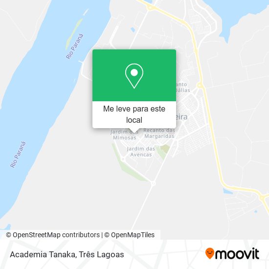 Academia Tanaka mapa