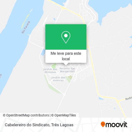 Cabelereiro do Sindicato mapa