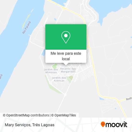 Mary Serviços mapa
